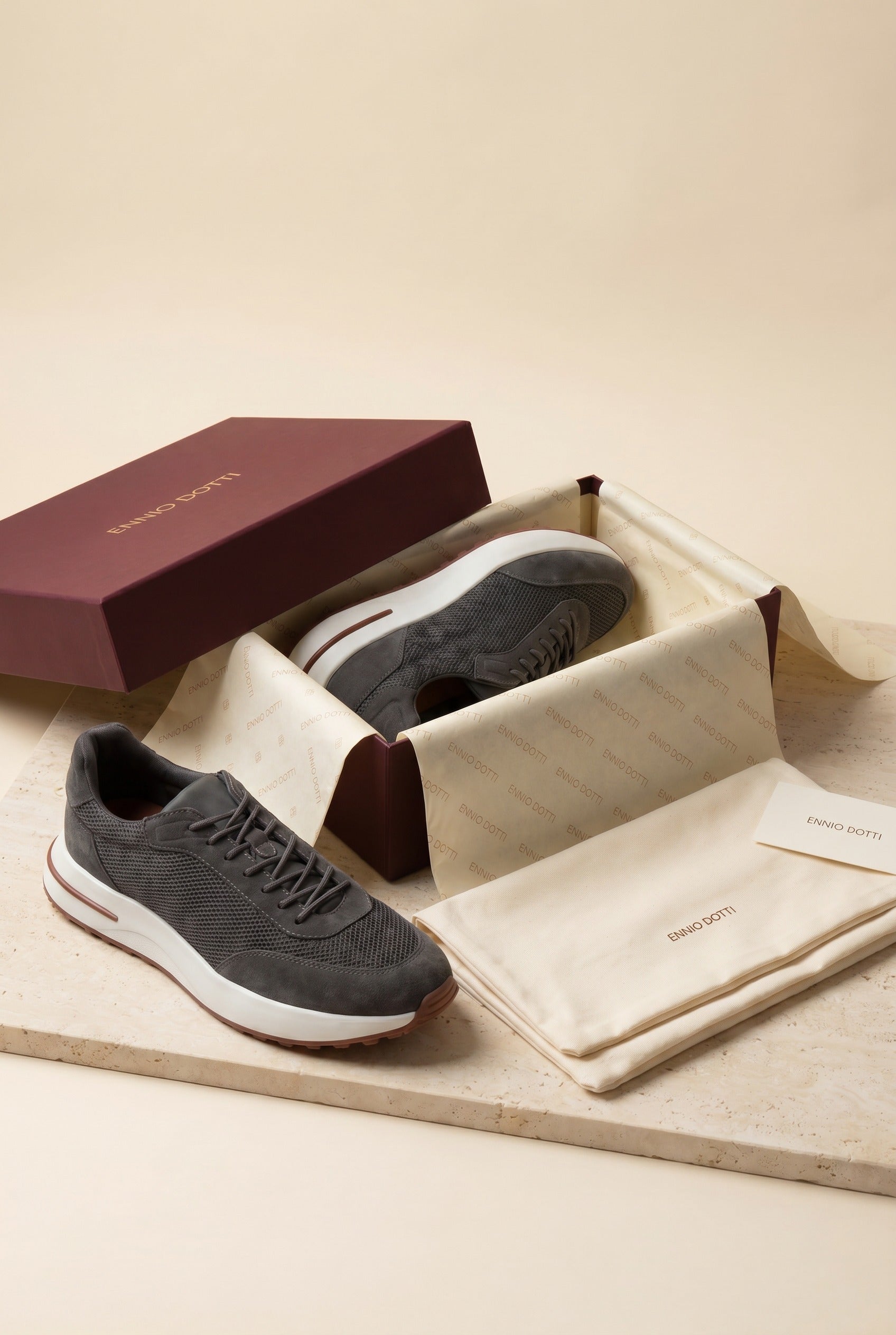 Rivaro Mesh Sneaker Dark Grey