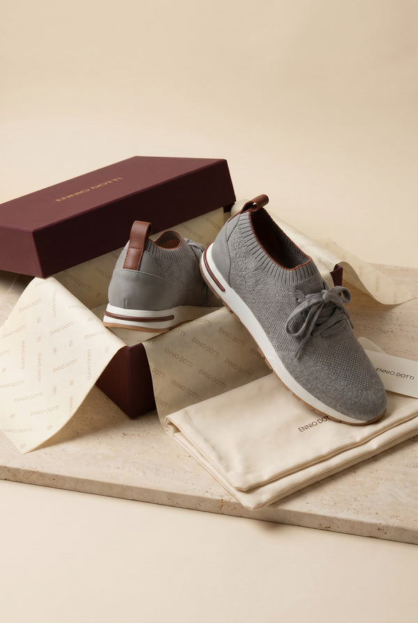 Solano Mesh Slip-On Light Grey