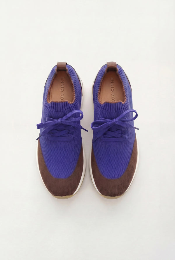 Solano Mesh Slip-On Blue/Brown