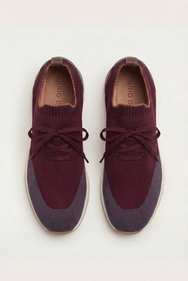 Solano Mesh Slip-On Burgundy