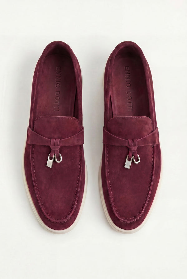 Leonis Buckle Loafer Burgundy Wine