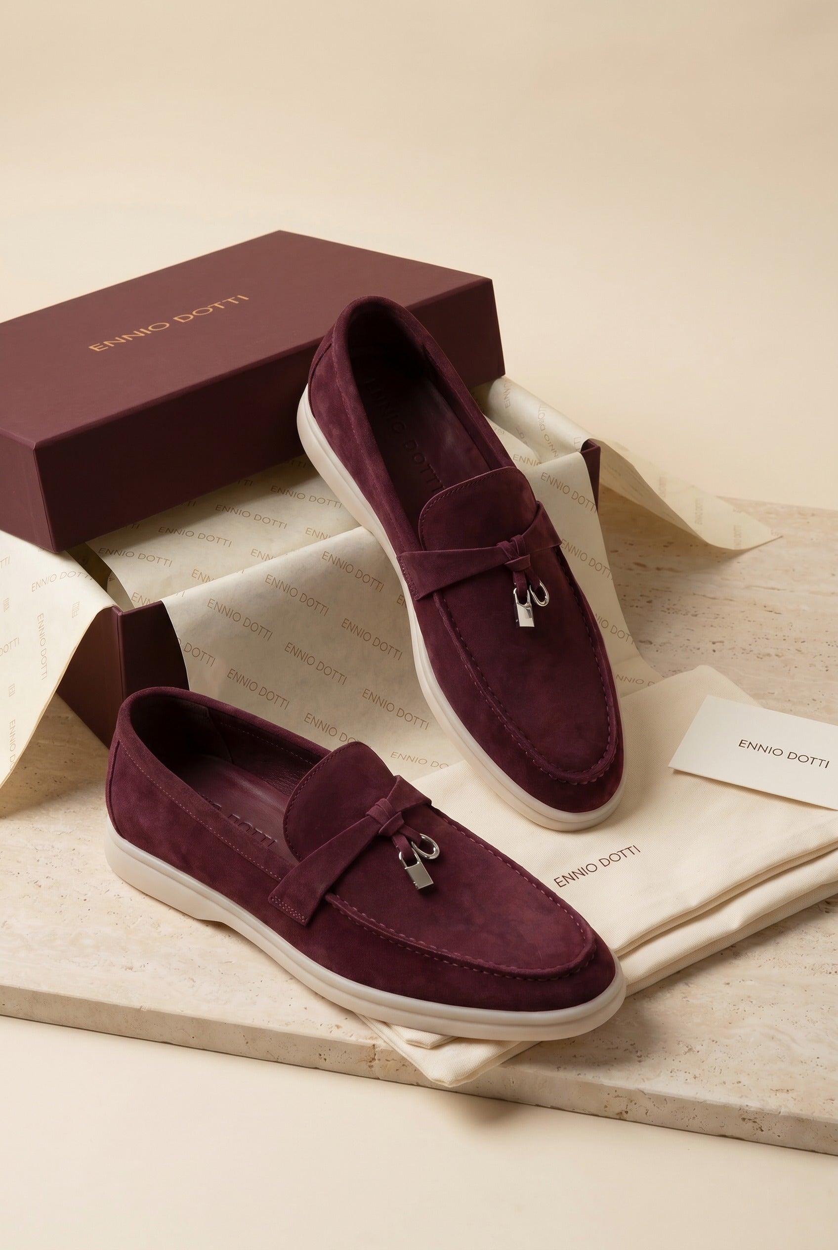 Leonis Buckle Loafer Burgundy Wine