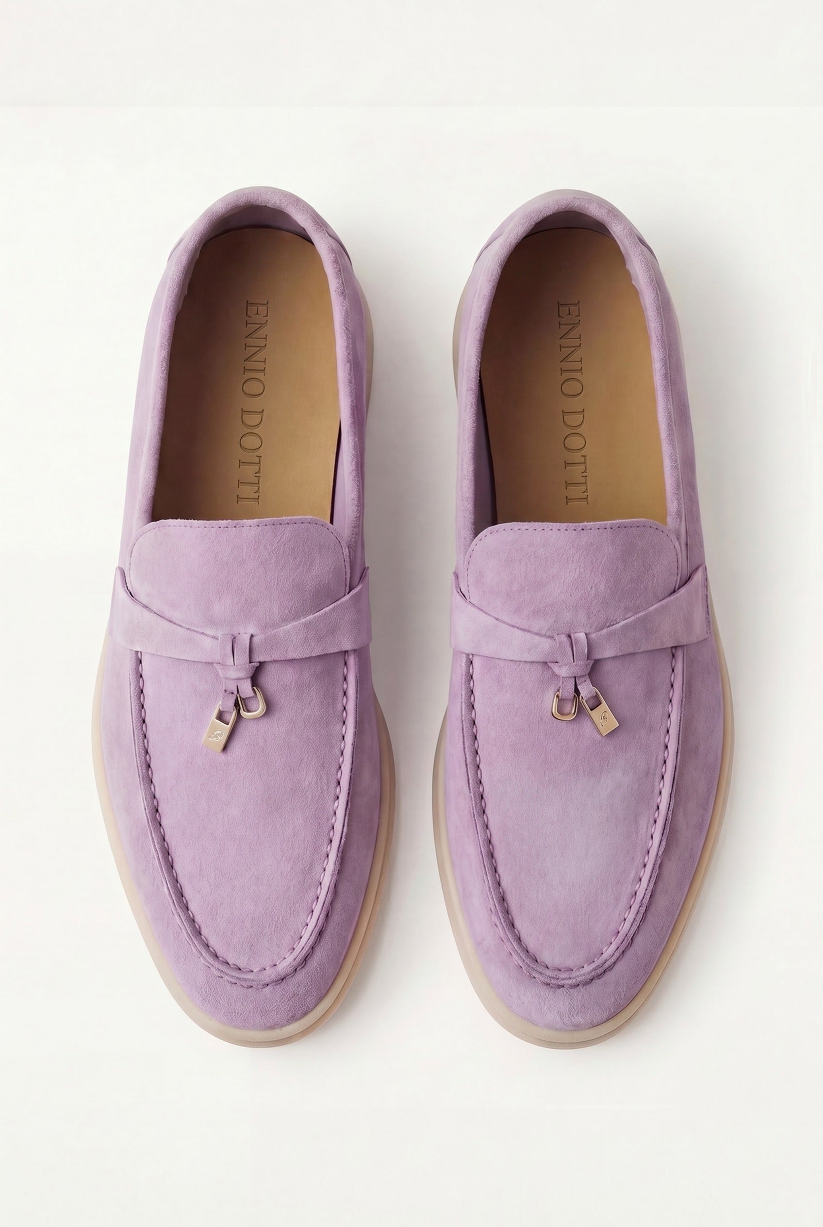 Leonis Buckle Loafer Lilac