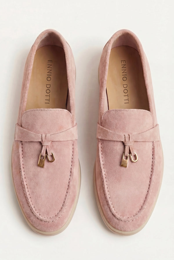 Leonis Buckle Loafer Blush Rose