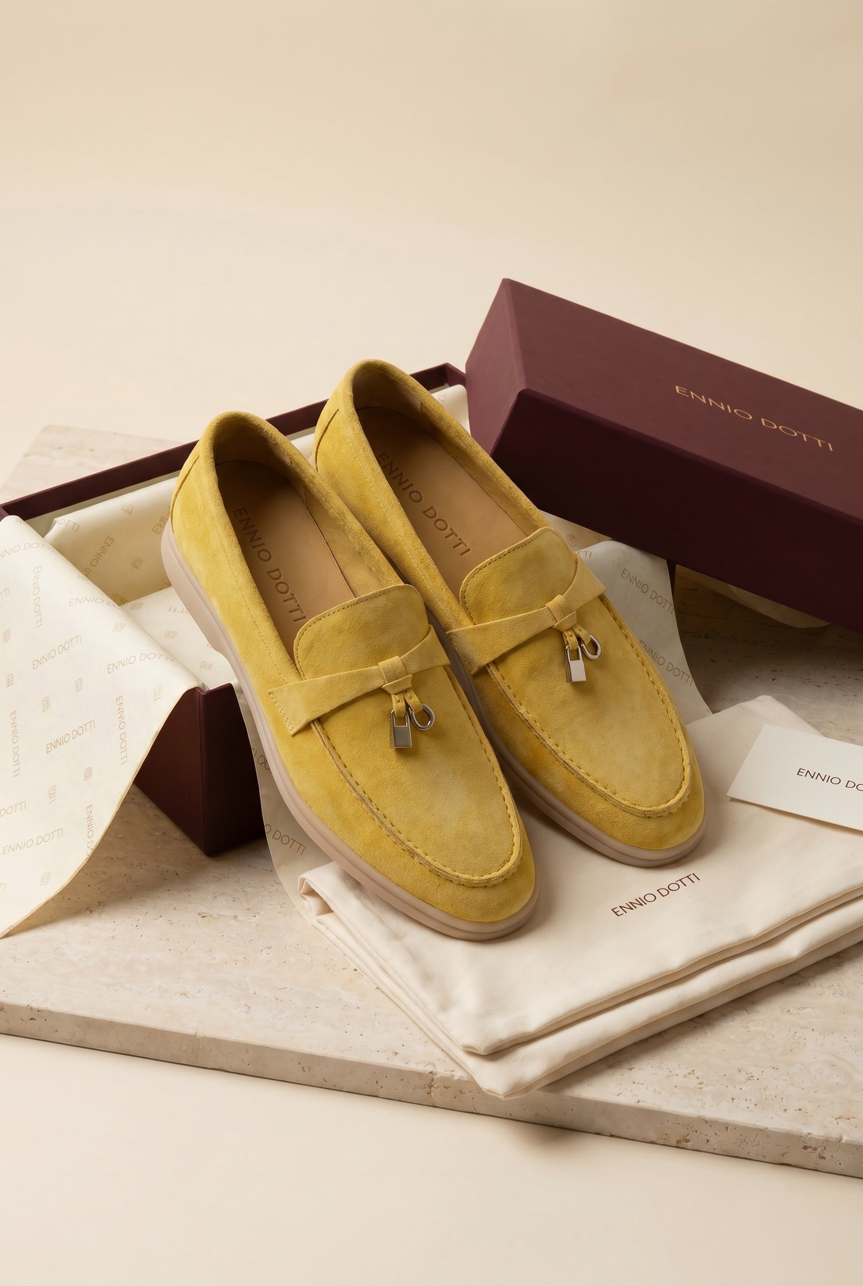 Leonis Buckle Loafer Yellow