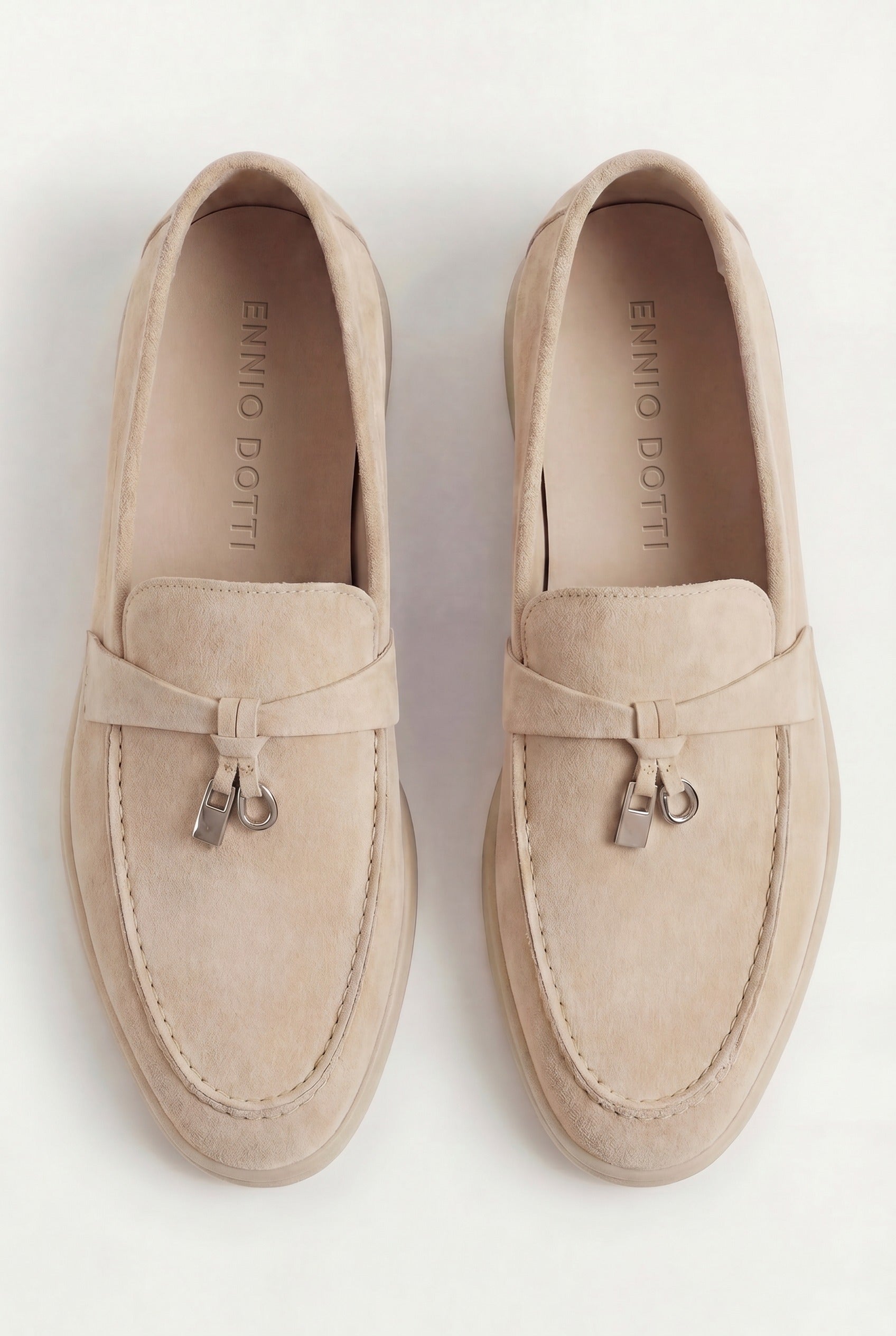 Leonis Buckle Loafer Sand Beige