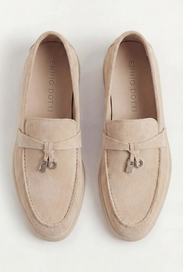 Leonis Buckle Loafer Sand Beige