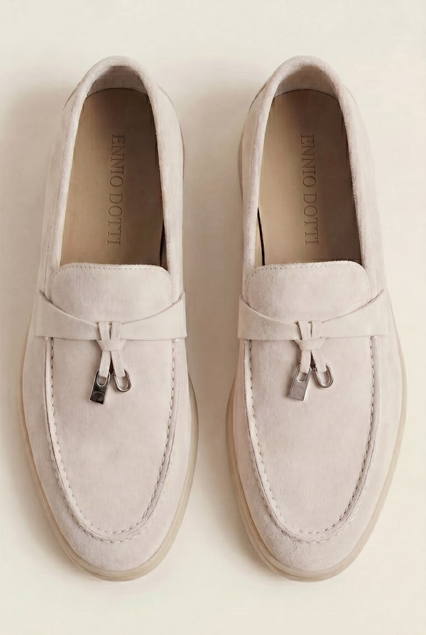 Leonis Buckle Loafer Cream