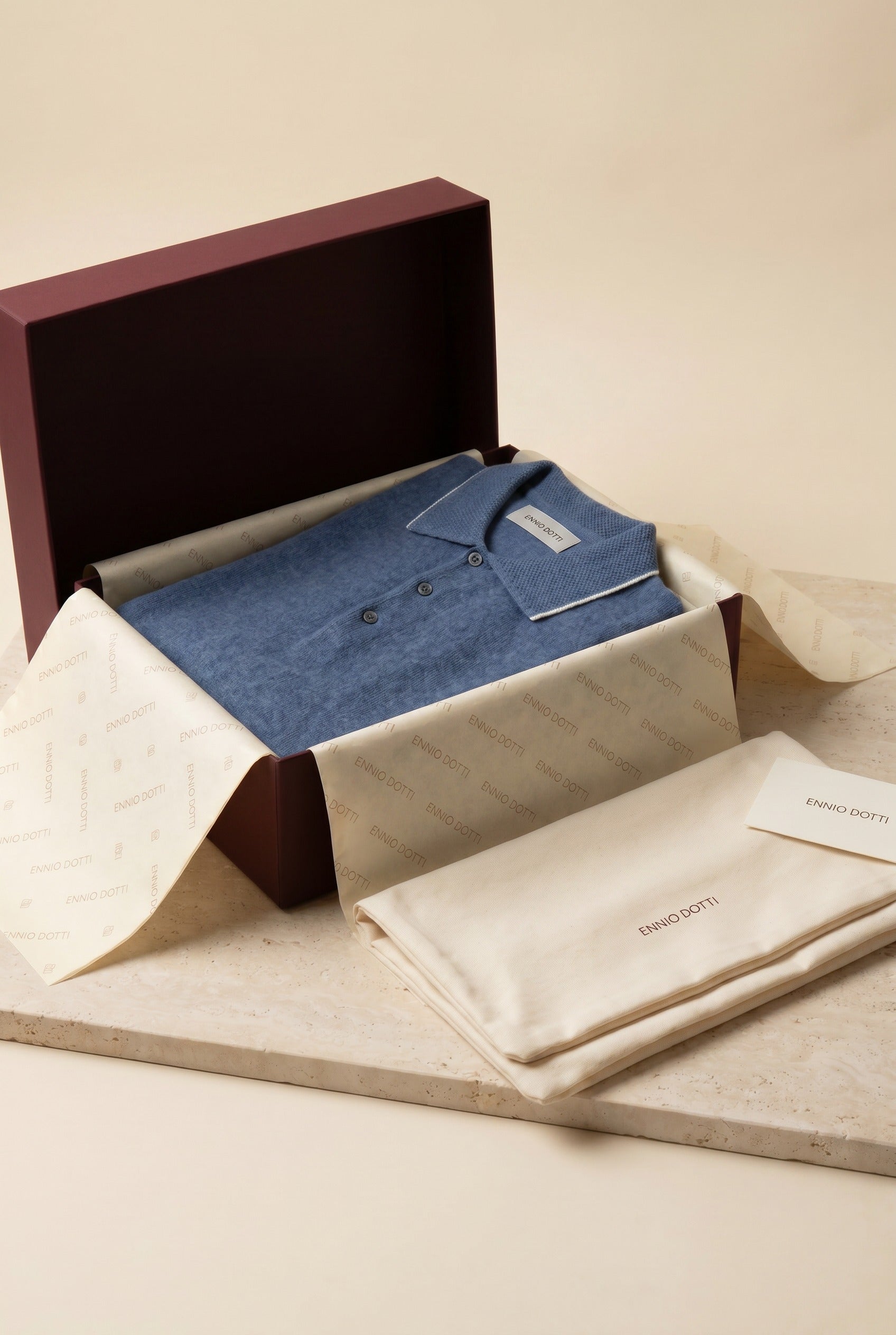 Morino Merino Knit Polo Gao Guilan