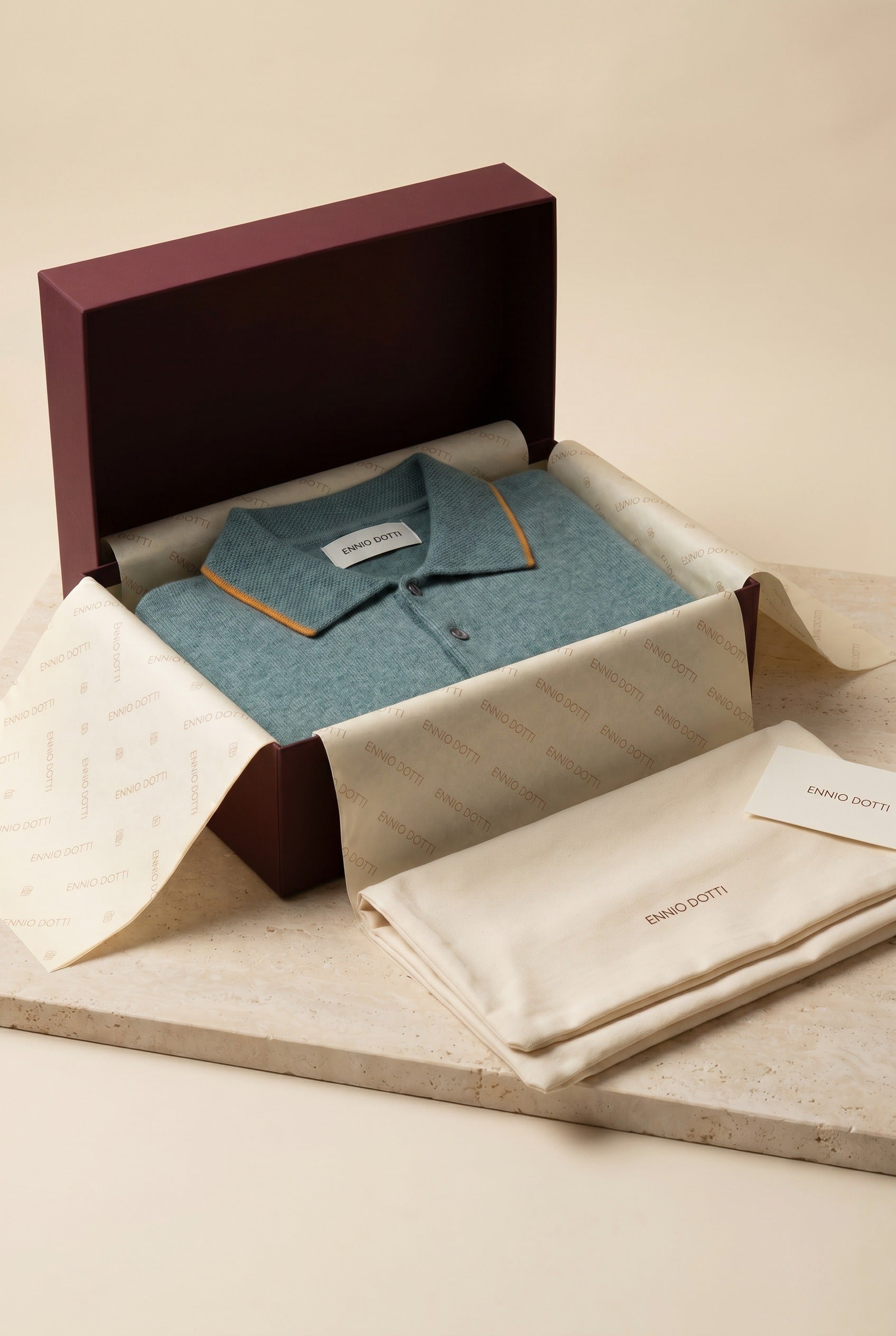 Morino Merino Knit Polo Green