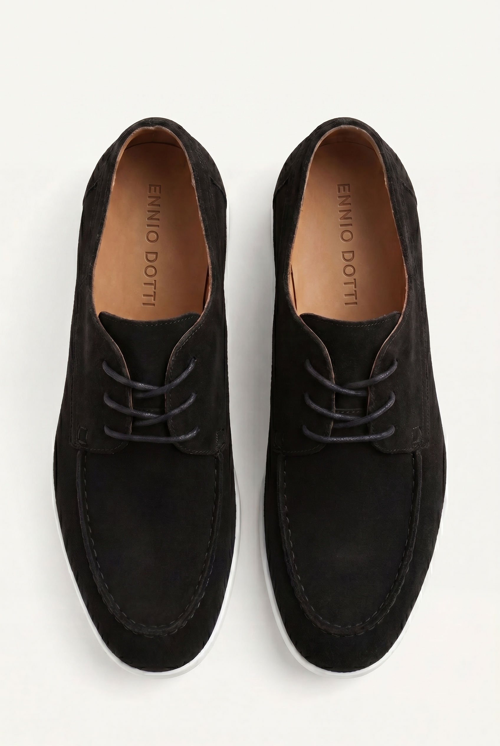 Maretti Suede Lace Shoes Black