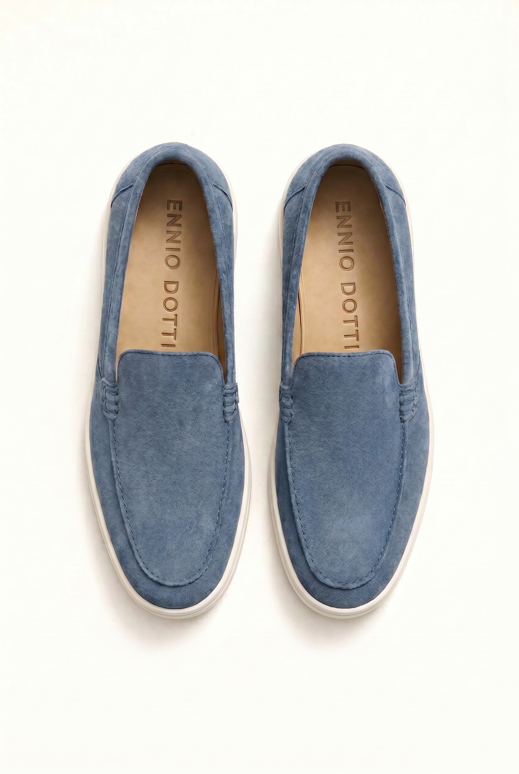 Leonis Suede Loafers Ocean Teal