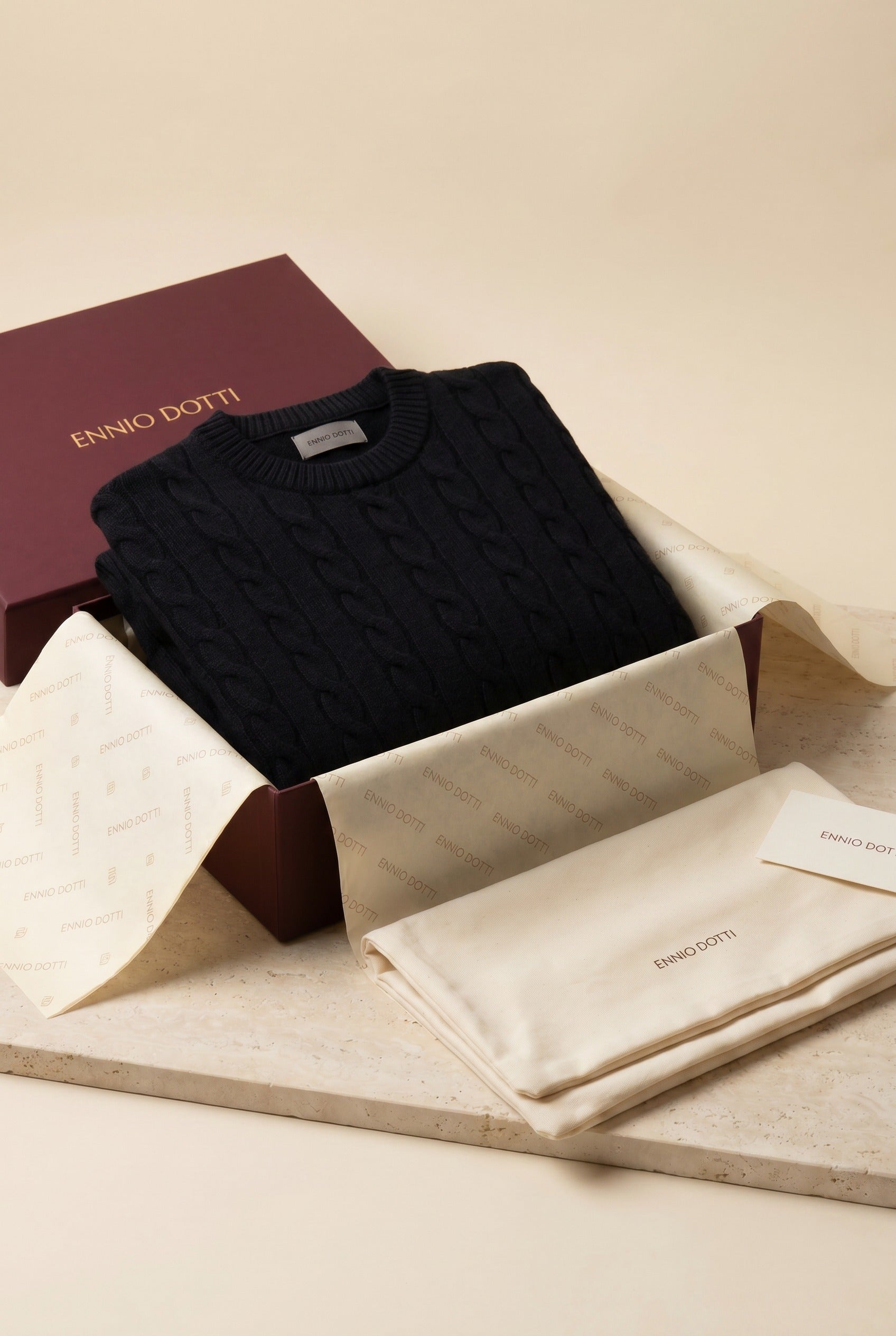 Soreno Cashmere Knit Black