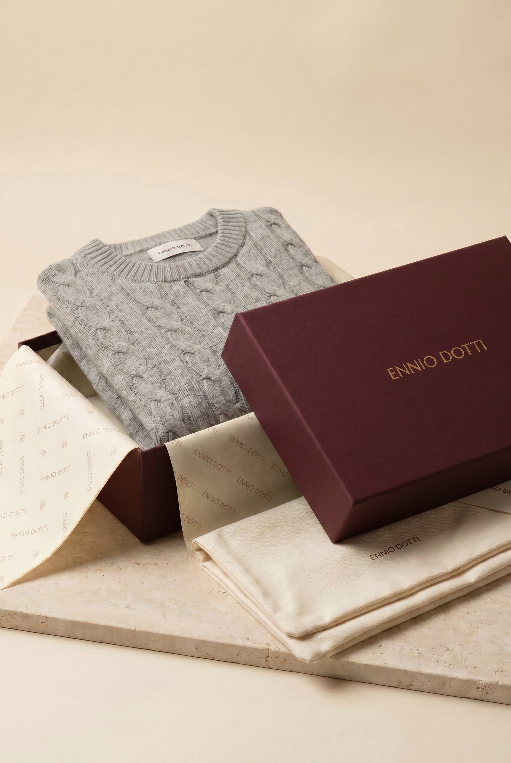 Soreno Cashmere Knit Grey