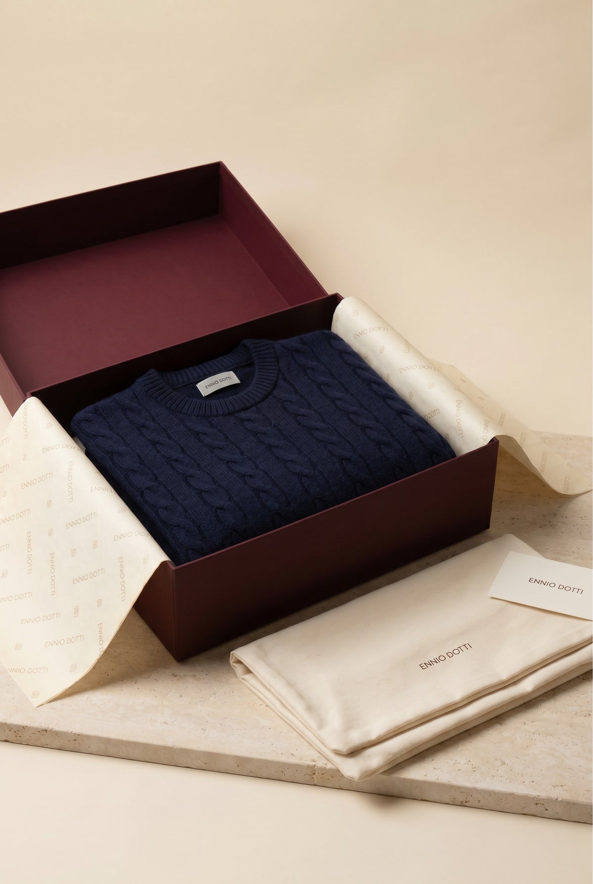 Soreno Cashmere Knit Navy