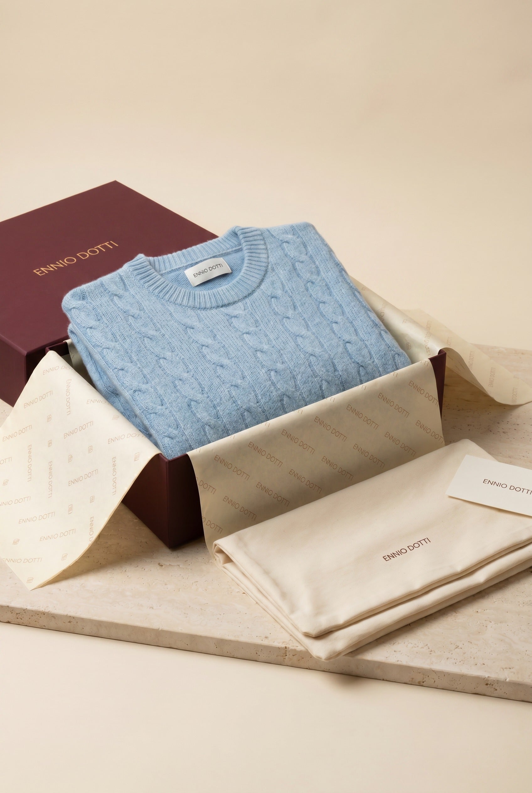 Soreno Cashmere Knit Blue