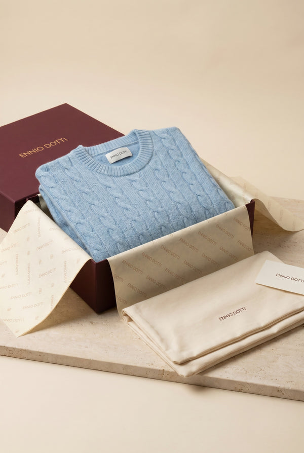 Soreno Cashmere Knit Blue