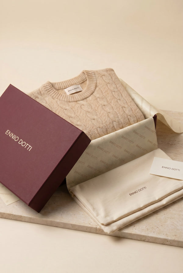 Soreno Cashmere Knit Beige