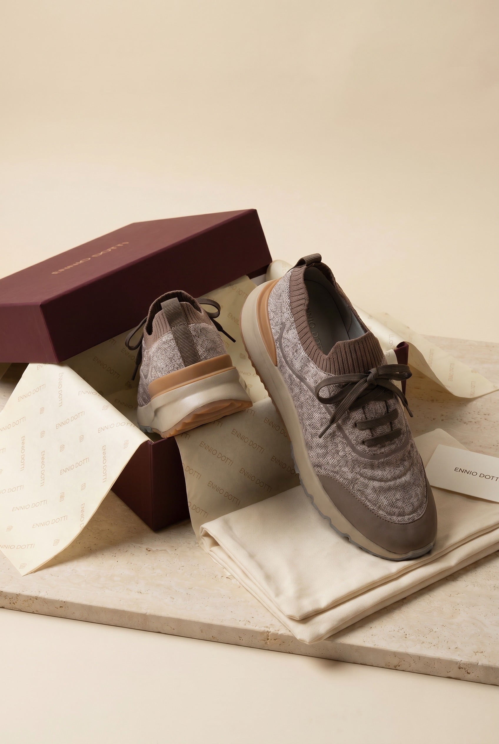 Montero Mesh Sneaker Taupe