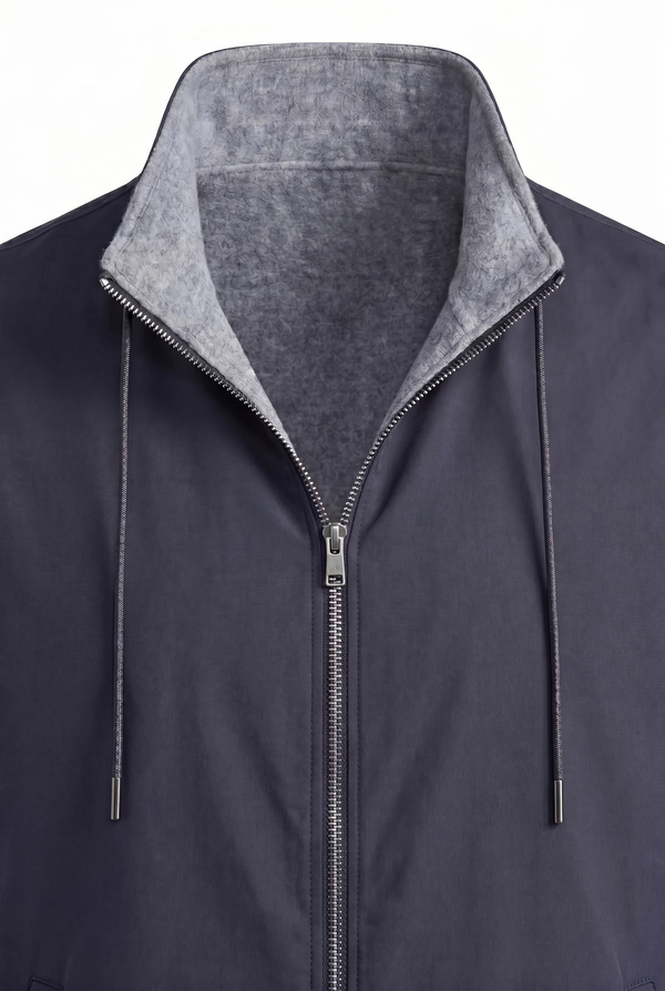 Ennio Reversible Vest Navy