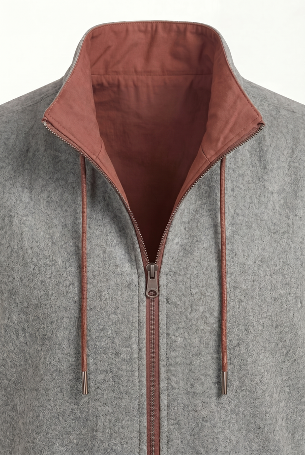 Ennio Reversible Vest Terracotta