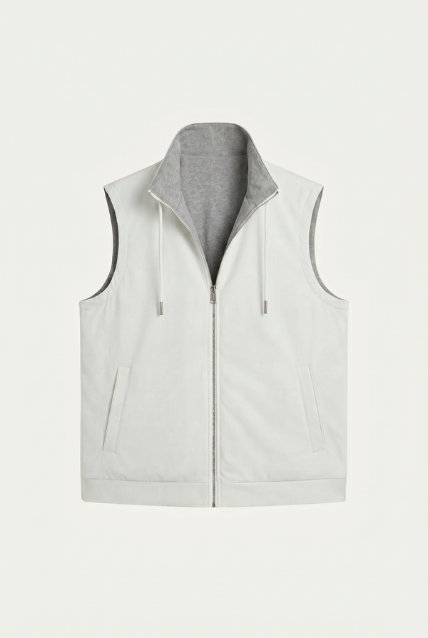 Ennio Reversible Vest Ivory