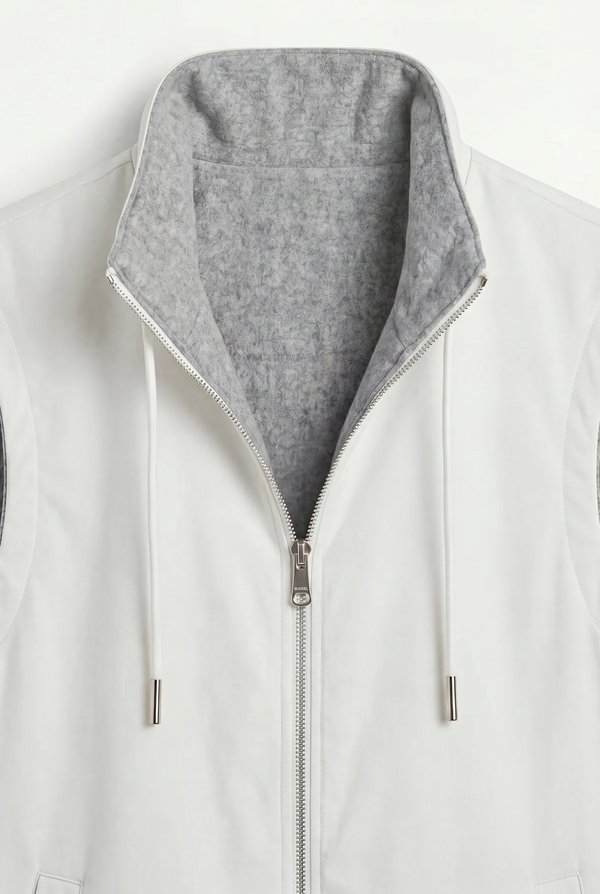 Ennio Reversible Vest Ivory