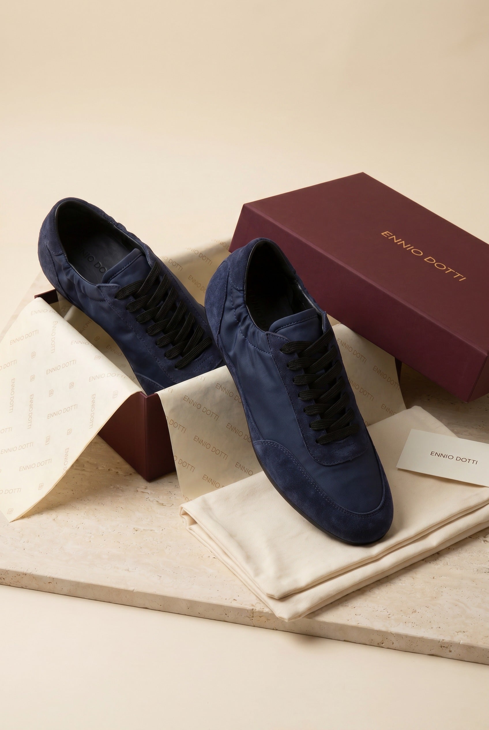 Averno Low Sneakers Navy Blue