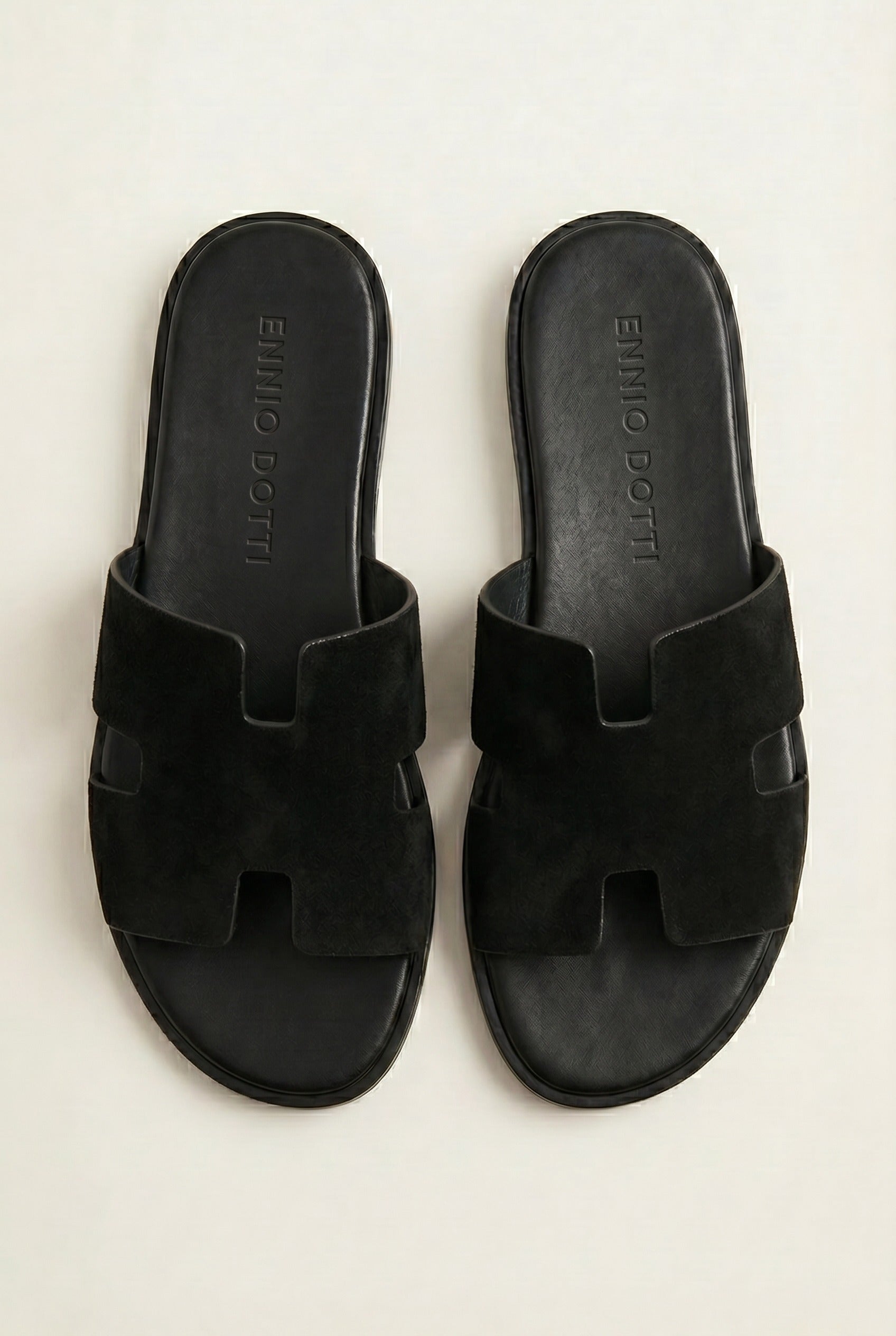 Matera Suede Sandal Black