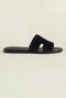 Matera Suede Sandal Black
