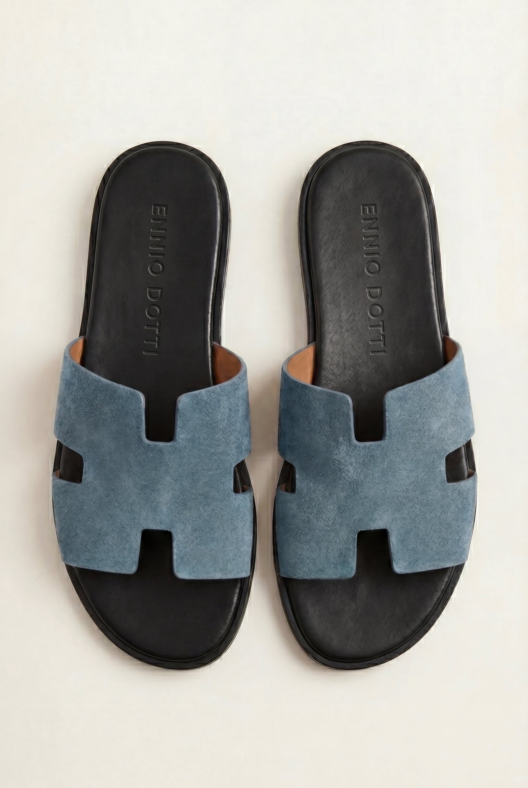 Matera Suede Sandal Blue
