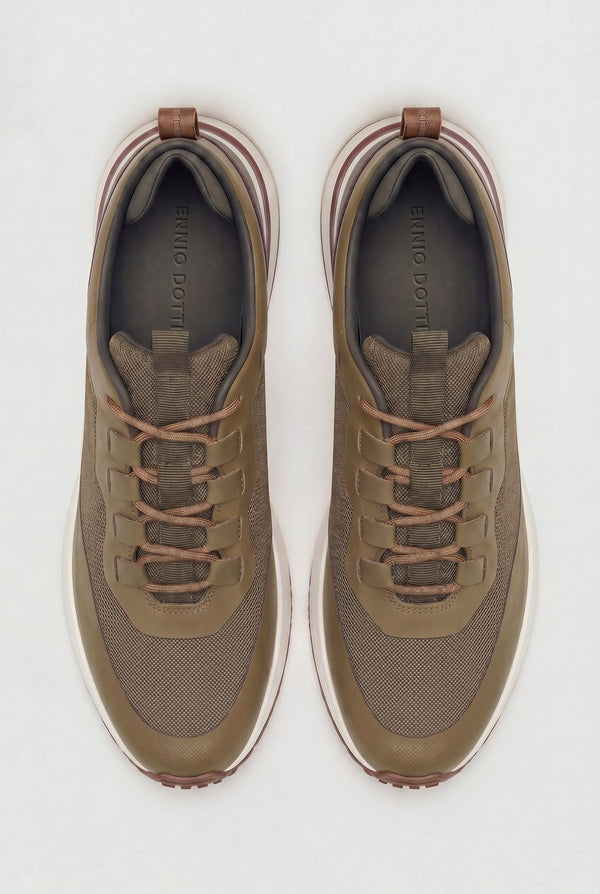 Maretti Sneaker Olive Brown