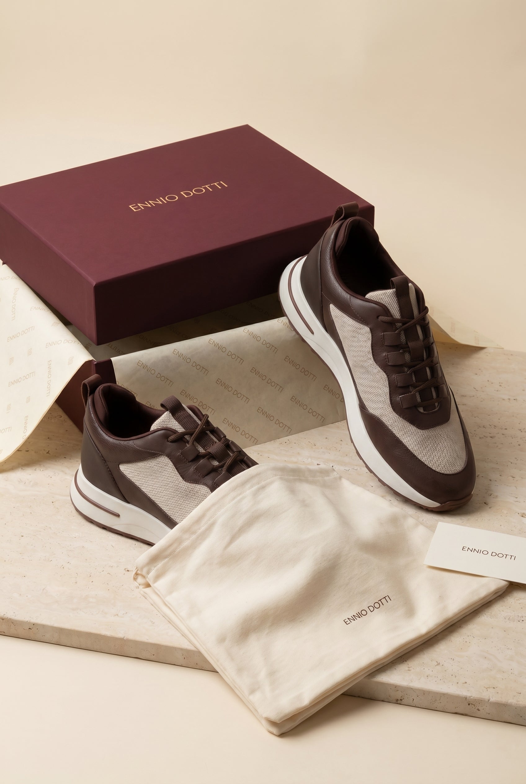 Maretti Sneaker Taupe