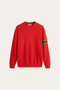 Valeno Cashmere Crewneck Sweater Red