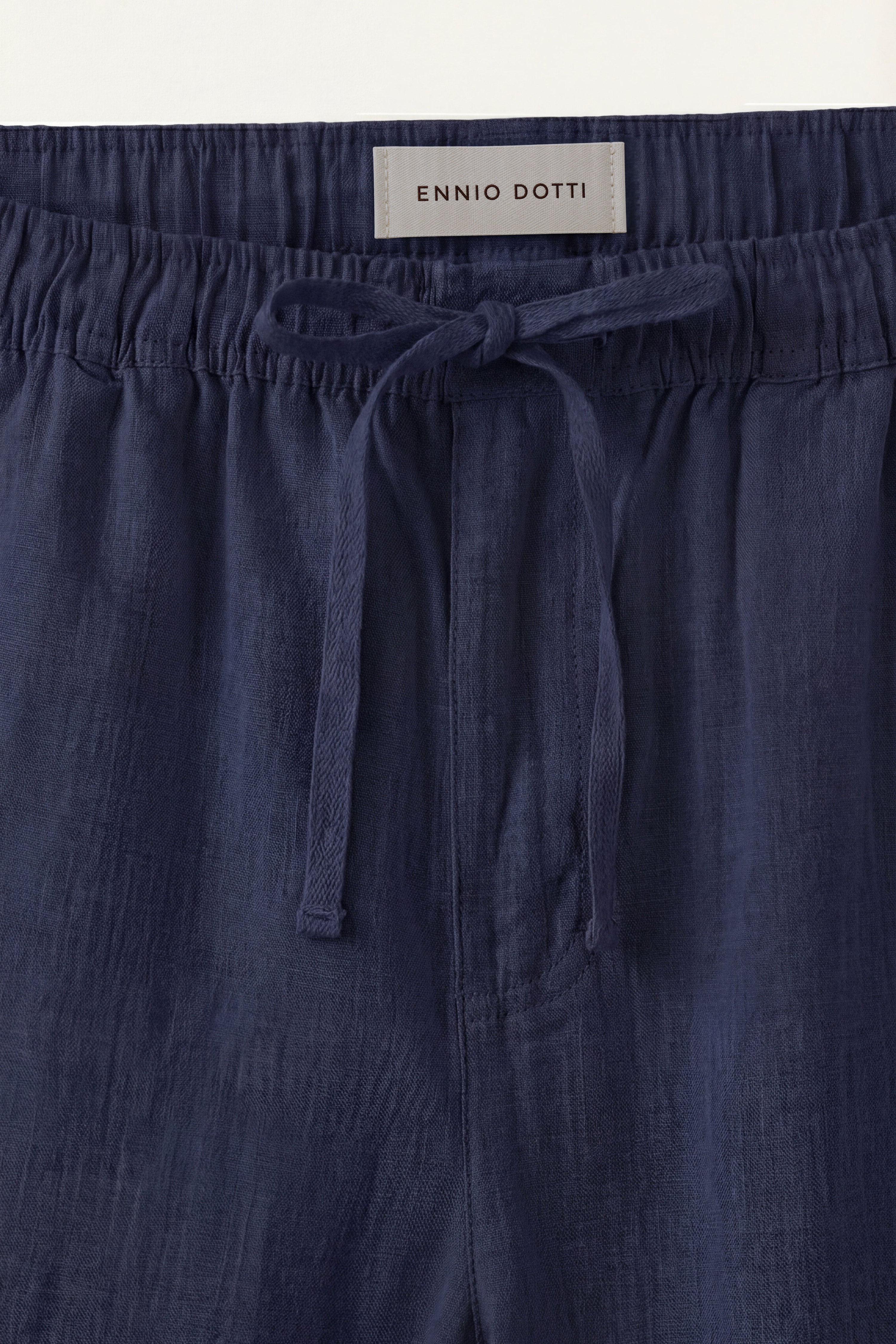 Bellagio Linen Set Long Sleeve Navy