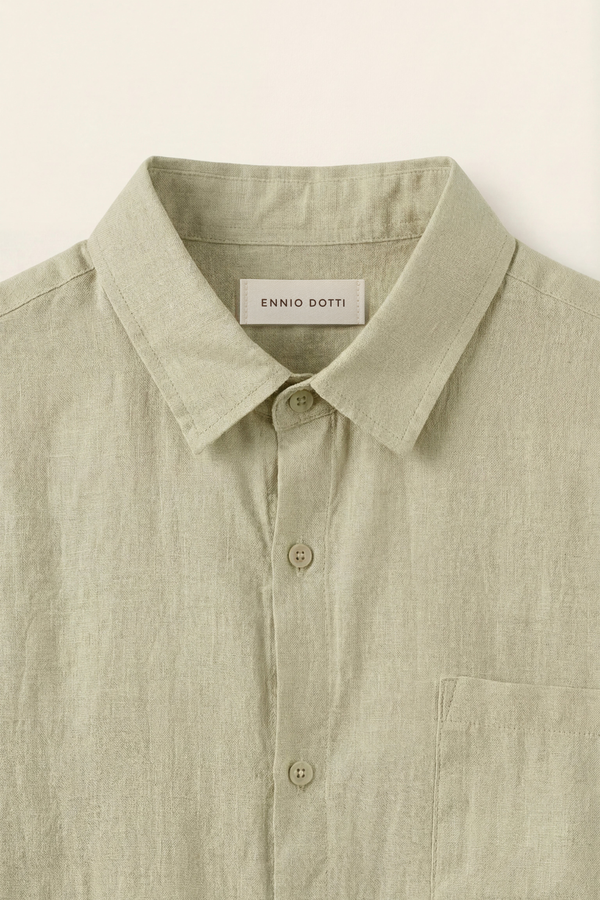 Torino Linen Shirt Mint Green