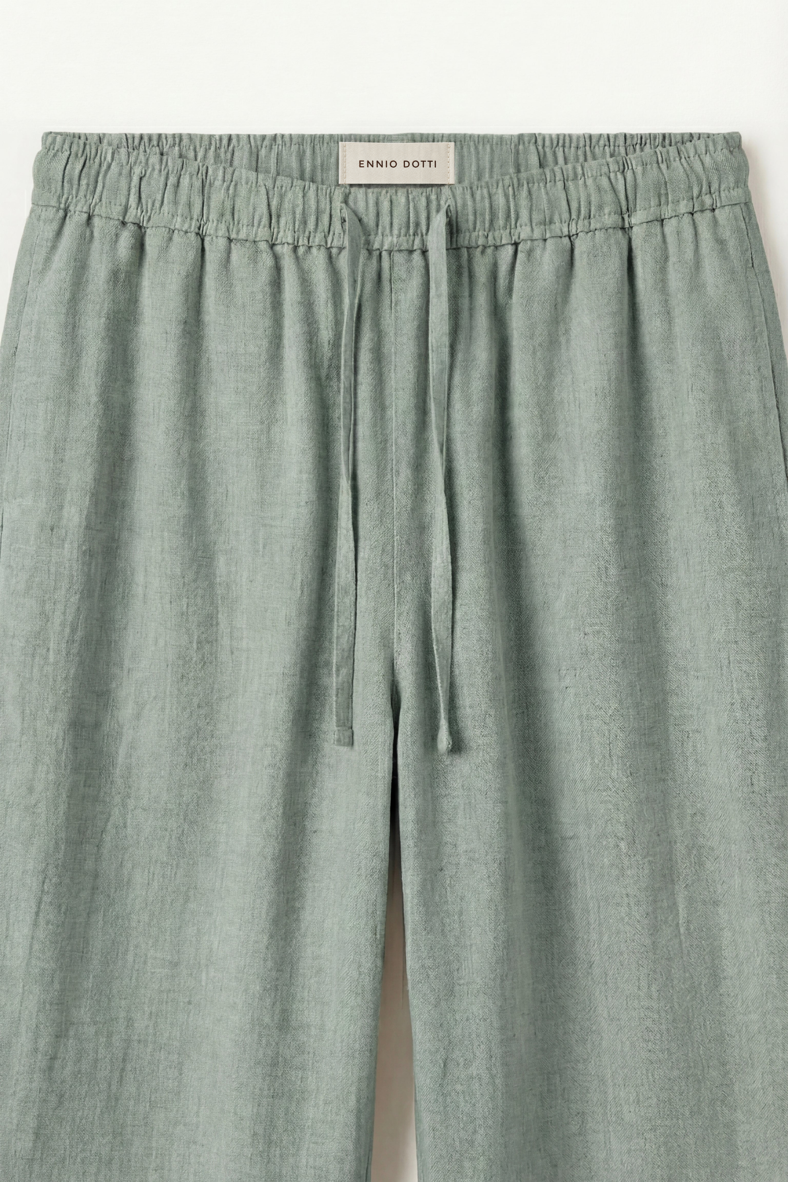 Catania Linen Pantalon Green