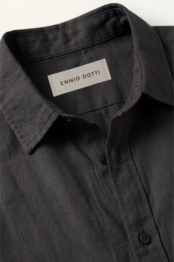Bellagio Linen Set Long Sleeve Black