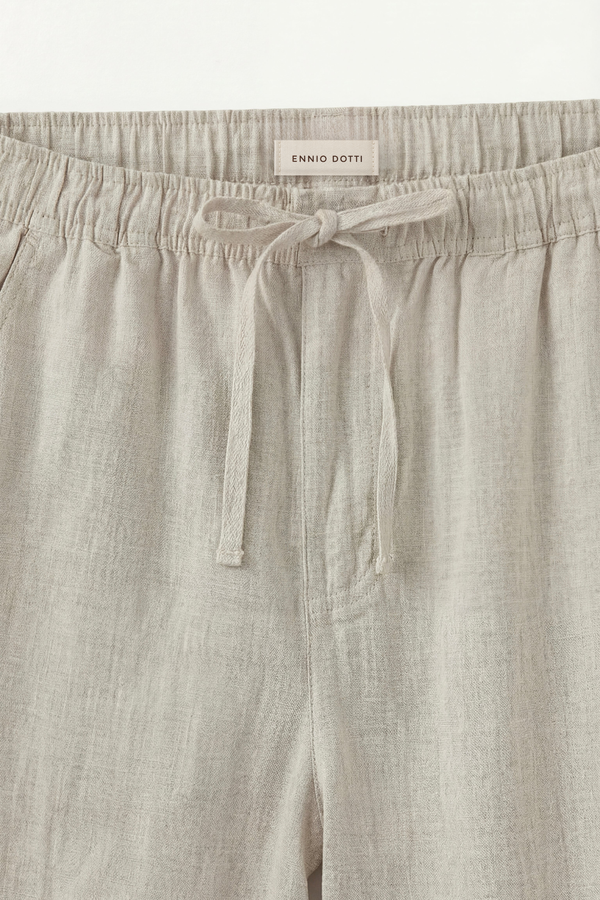 Bellagio Linen Set Long Sleeve Beige
