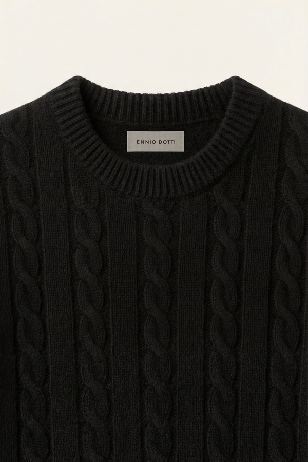 Soreno Cashmere Knit Black